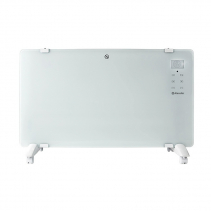 Convector electric AlecoAir C20 Heatix alb, WiFi, pentru 30mp, 2000W, 2 trepte incalzire, IP24, Aplicatie
