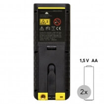 Telemetru Trotec BD26, Senzor inclinare, Display iluminat, Element final multifunctional, Protectie tip: IP54