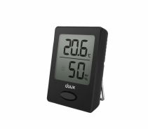 Termohigrometru Duux Negru, Ecran LCD, Indicatie de confort, Interval de detectare- 10 secunde